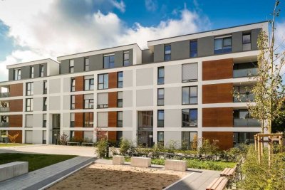 Zeitgemäßer Wohnkomfort: Offener Grundriss, Designbodenbelag u. Stellplatz