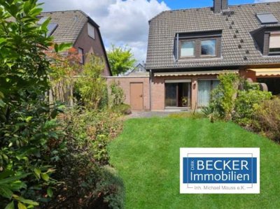 Meerbusch-Büderich: Familienfreundliches Reihenendhaus mit Garten u. Garage-Top-Lage, ca. 176 m² WNF