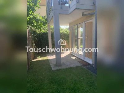 Tauschwohnung: Moderne 2 Zimmer Wohnung in ruhiger Lage mit TerasseundGarten