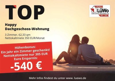 Attraktive Dachgeschosswohnung mit Fernblick