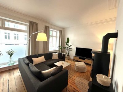Im Herzen des Karoviertels - Kernsanierte Altbauwohnung mit einzigartigem Außenbereich
