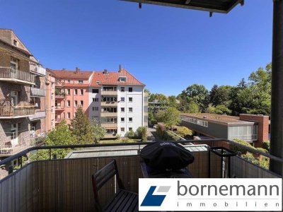 Gesuchte Nordstadtlage! 3-Zi.-Wohnung mit Balkon + Garage!