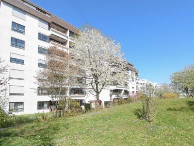 Erbpacht - Helle 3,5-Zimmer-Wohnung in Stuttgart-Rohr mit Balkon und Tiefgaragenstellplatz