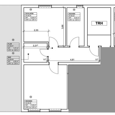2 Zimmer, Küche und Bad im 3. OG in Dortmund Innenstadt. Erstbezug nach Sanierung,