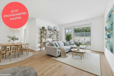 PROVISIONSFREI! Geschmackvoll gestaltete 3-Zimmer-Gartenwohnung | Terrasse | Abendsonne