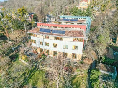 Einmalige Gelegenheit: 5-Raum-Maisonettewohnung mit Garten im Passivhaus am Elbhang