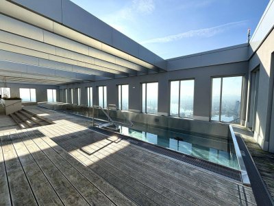 U1 KAGRAN I Moderne Wohnung mit Loggia I Rooftop POOL I FITNESSRAUM I SAUNA