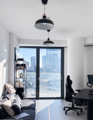 Luxuriöse 2-Zi-Wohnung im Grand Tower | 11. OG | Panoramablick Skyline