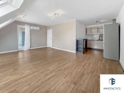 Einziehen oder vermieten – 2-Zimmer-Dachgeschosswohnung mit Balkon & Stellplatz in Rheinhessen