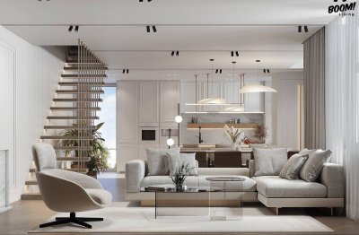 Luxuriöses Architekten-Penthouse // 6 Zimmer, 200 m² Wohnfläche, 3 Sonnenterrassen mit Weitblick