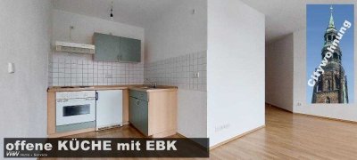 1 Zimmer - Wohnung mit Einbauküche und Balkon im Zentrum sucht Sie!