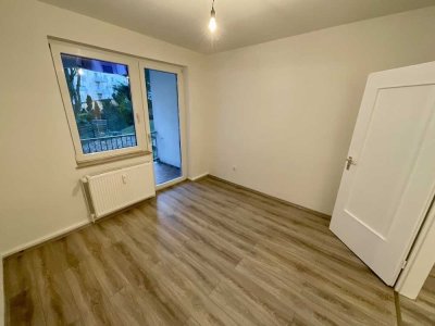 Frisch renovierte 3-Zimmer-Wohnung mit Balkon im EG!