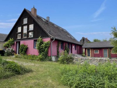 großes Grundstück mit Bauernhaus in der Uckermark zur Miete