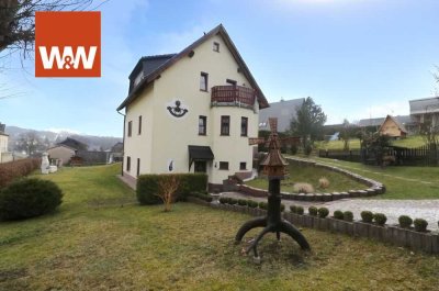Sehr gepflegtes Einfamilienhaus in schöner Lage von Schneeberg - mit Sauna und 3 Garagen - Erbpacht