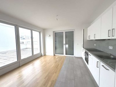 Moderne 2 Zimmerwohnung mit einer Dachterrasse! 2 Monate mietfrei!