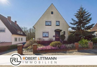 Idylle pur in Ritterhude – Ein- bis Zweifamilienhaus mit freiem Blick ins Grüne