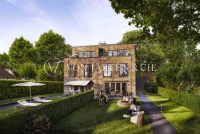 Befristet: Neubau-Stadthaus elbnah in charmanter Wohnstraße