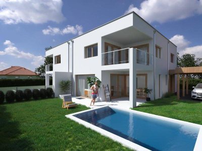 Provisionsfrei Neubau-Doppelhaushälfe ~ Grünruhelage ~ idyllische Umgebung