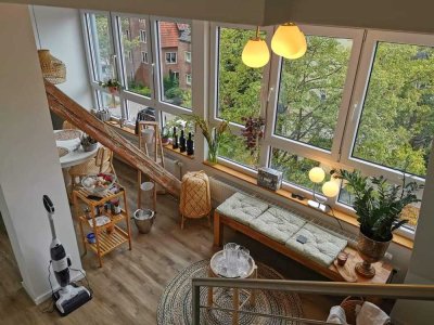 Attraktive Maisonette  Wohnung mit Dachterrasse in der Osnabrücker Weststadt