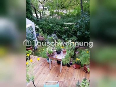 Tauschwohnung: Tausche 3 Zimmer mit Loggia und Garten gegen ab 2 zentraler