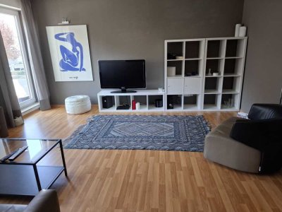 Wohnen auf Zeit in Mainz Laubenheim.  Helle, möblierte 3-Zi.-Wohnung  m. Balkon in zentraler  Lage