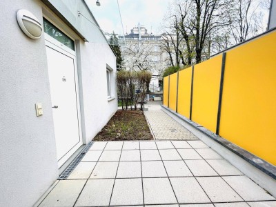 Schöne 2 Zimmer Garten Wohnung mit Terrasse Nähe Westbahnhof