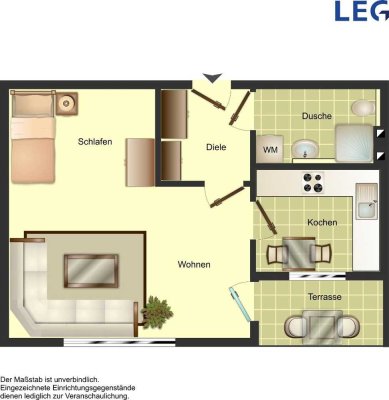 Seniorenwohnung. 2-Zimmer-Wohnung in Solingen Mitte / WBS erforderlich