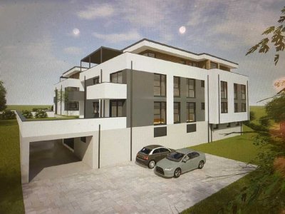 Exklusive EG Wohnung KFW 40 Standard mit unverbaubaren Blick zum Quendelberg