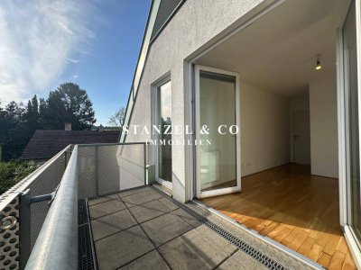 SONNIGE 2-ZIMMER-MAISONETTE MIT SÜDTERRASSE &amp; SÜDLOGGIA ( BJ 2007 )