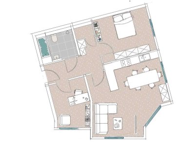 3 Zimmer Neubau 2017 Zweitbezug von Privat