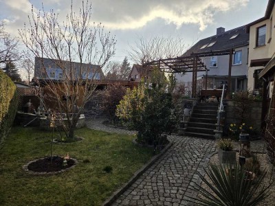 Charmantes Reihenendhaus mit 5 Zimmern+Partykeller in Dresden-Lockwitz incl. Küche