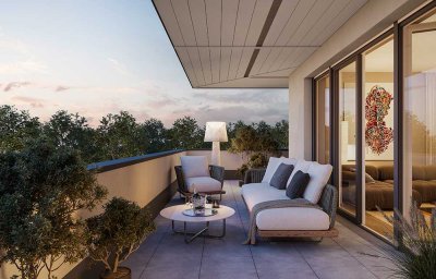 PARKSIDE LOFTS - Design trifft Dachterrasse in atemberaubendem Penthouse