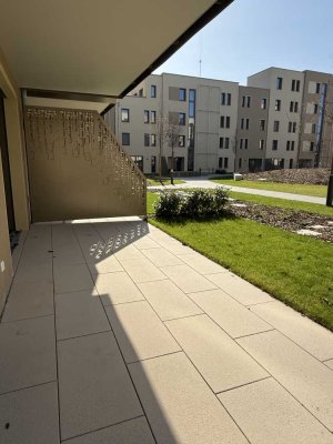 Quartier Hilde - NEUBAU: 3-Zi.-Gartenwohnung mit Tageslichtbad und Einbauküche