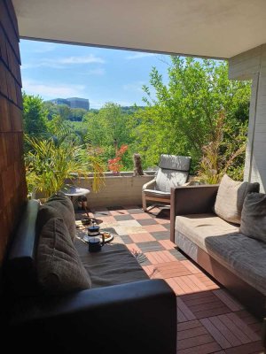 Exklusive 2-Raum-Terrassenwohnung mit Balkon in Tübingen