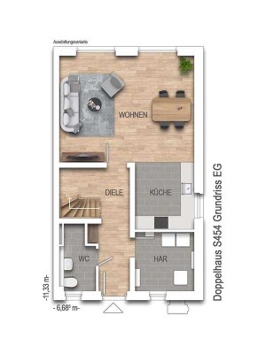 Schöne 6-Zimmer-Doppelhaushälfte in Pöring Zorneding - provisionsfrei!
