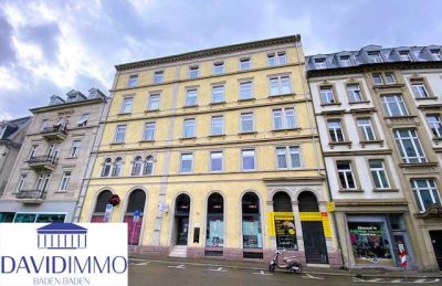 Baden-Baden 3-Zimmer Eigentumswohnung in Denkmal geschütztem Haus in direkter Innenstadtlage +Aufzug