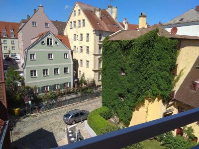 Möbliertes helles City-Apartment mit Balkon in der Altstadt