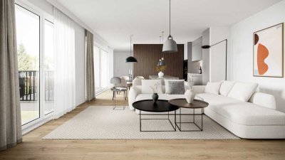 Erstbezug mit Balkon in Moers-Schwafheim: 2,5-Zimmer-Wohnung mit gehobener Innenausstattung