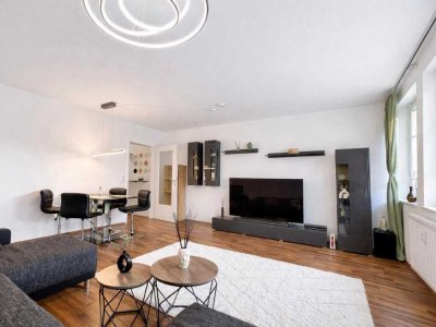 Vollmöblierte moderne 2-Zimmer-Wohnung mit großer Terrasse
