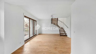 Helle, vollständig renovierte Maisonettewohnung mit 3 Zimmern, Loggia, Keller und TG-Stellplatz
