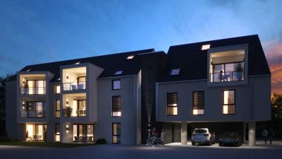 Neubau-Penthaus | 5,5 Zimmer | 2 Bäder | 2 Loggien | EBK | Stellpl. | Enegiesparhaus