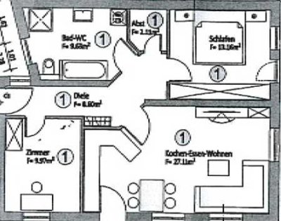 Stilvolle 3-Zimmer-Erdgeschosswohnung mit Balkon in Wörth am Rhein