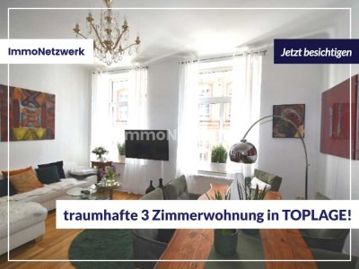 TOPLAGE***außergewöhnliche Altbauwohnung mit 67 m² Balkon & Garten***TOPLAGE