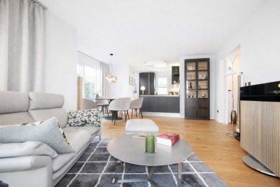BUCHBERGER Immobilien Moderne 4 Zimmer-Maisonette-Wohnung mit 2 Bäder, Terrasse und Garten
