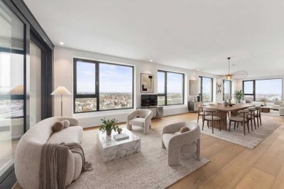 Fantastisches Penthouse mit (fast) Rundum-Blick über Nürnberg - mit 2 TG-Stellplätzen