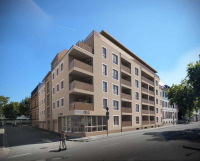 Eisenbahn.Quartier Frankenthal – 3ZKB Neubauwohnung mit Balkon | KfW 55 & degr. AfA