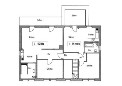 1. OG rechts, Wohnen 55+ auf Vierseitenhof