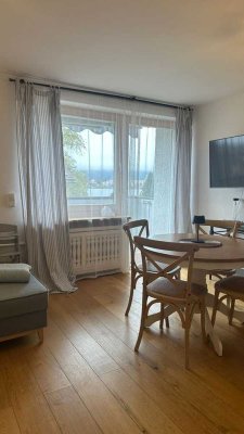 Exklusive, neuwertige Möblierte 3-Zimmer Wohnung  mit See und Bergblick