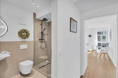Erstbezug! Helle 2,5 Zimmer Wohnung in Top Lage bei Stadtamhof!