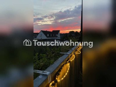 Tauschwohnung: Wunderschöne lichtdurchflutete 3-Zimmer Wohnung im Grünen
